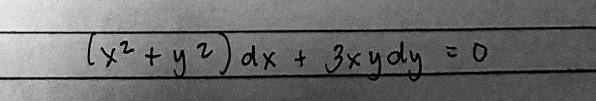 こ0
(x2+y2)dx t
3xydy
