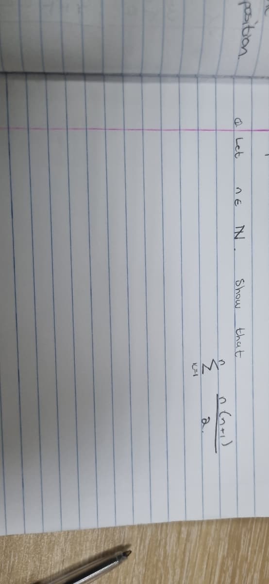 position
Let
INN.
Show
that
16=1
_n(n+₁)