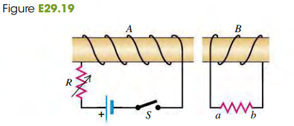 Figure E29.19
A
R
a
b
B.
