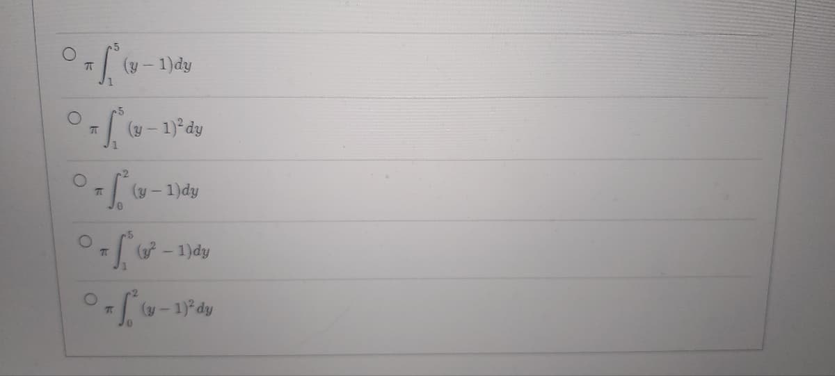 - 1)² dy
[ (3²-1)dy
J+0
J = 0
(y-1)dy
(y - 1)² dy
(y-1)dy
J = 0
J = 0
A) J = 0