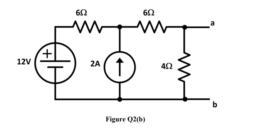 a
12V
2A
b
Figure Q2(b)
