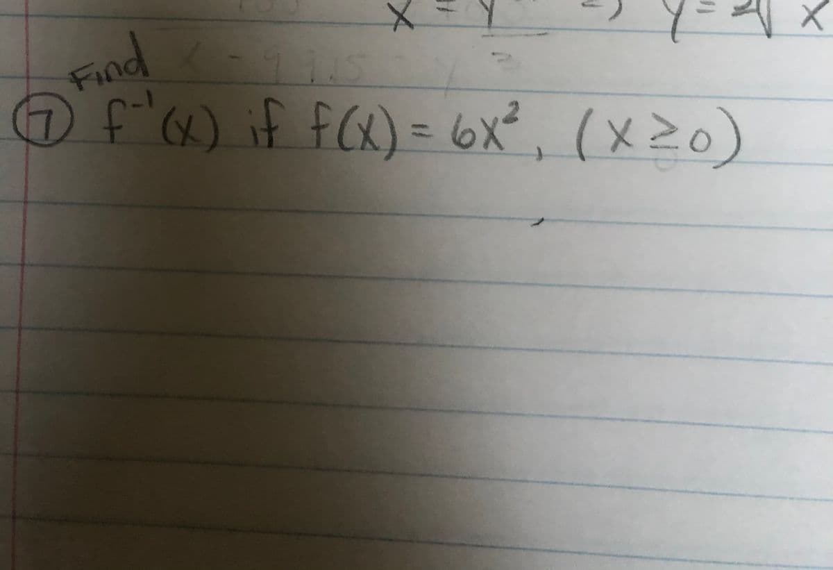 Find
Fied
115
o f ) if f CX) = 6x°, (x20)
