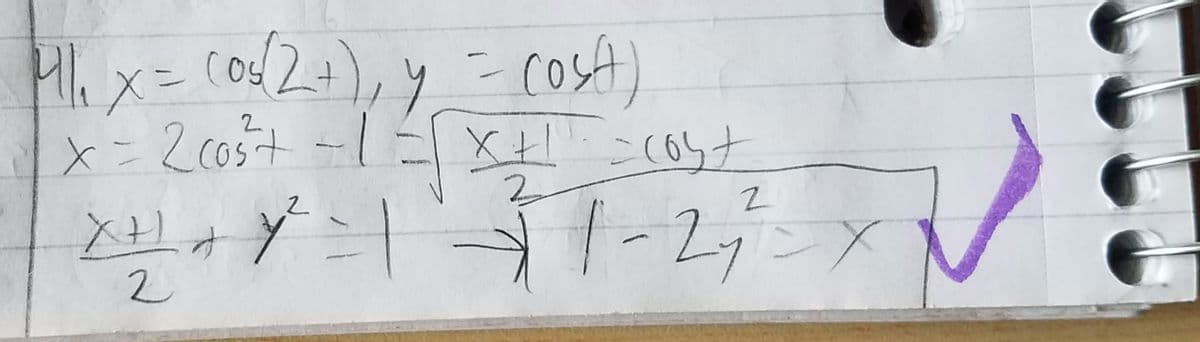 H.メ= (o12+),y-[0s)
cost)
X=2 cost
1-
りのメニ1→1-2デン×ト
2
