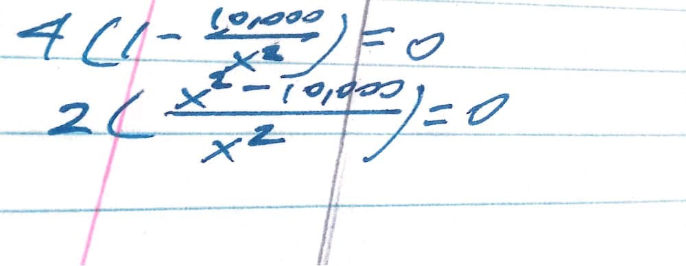 4C1-10,000
2(x² = 10,000/=0
26
x²