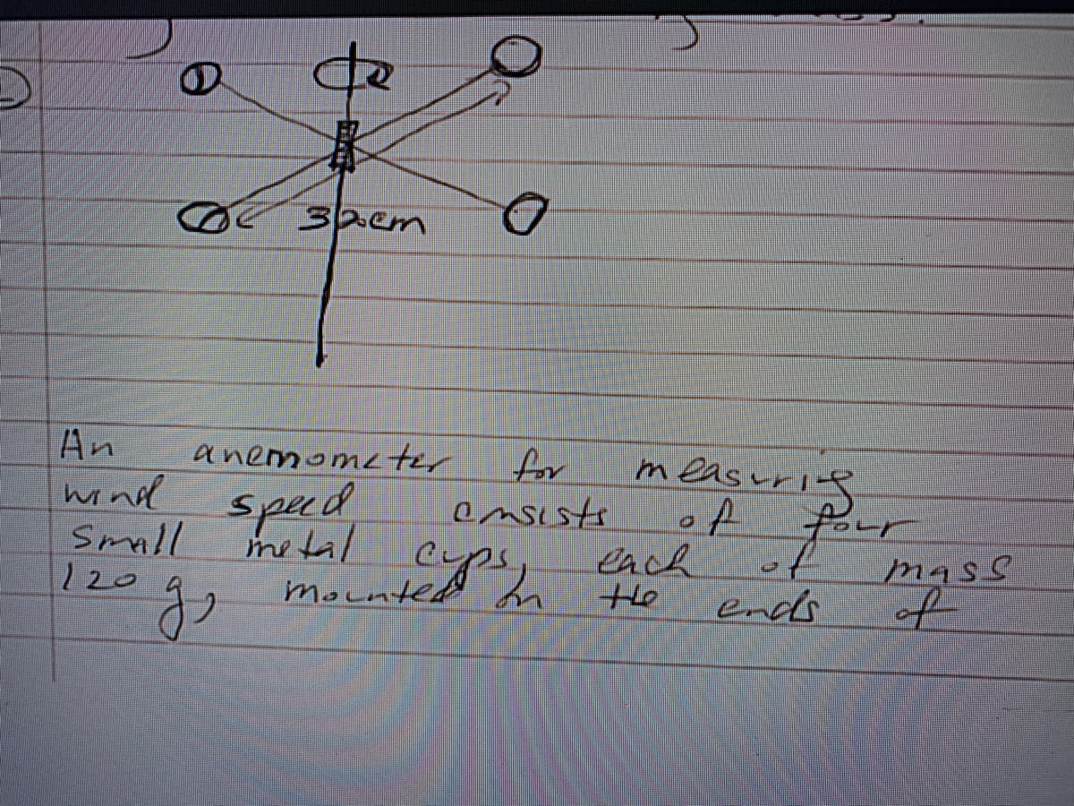 32em
for
measurig
An
anemometer
hind
speed
of
each
He
ensists
metal
cyps
mass
of
120
mounted
ends
