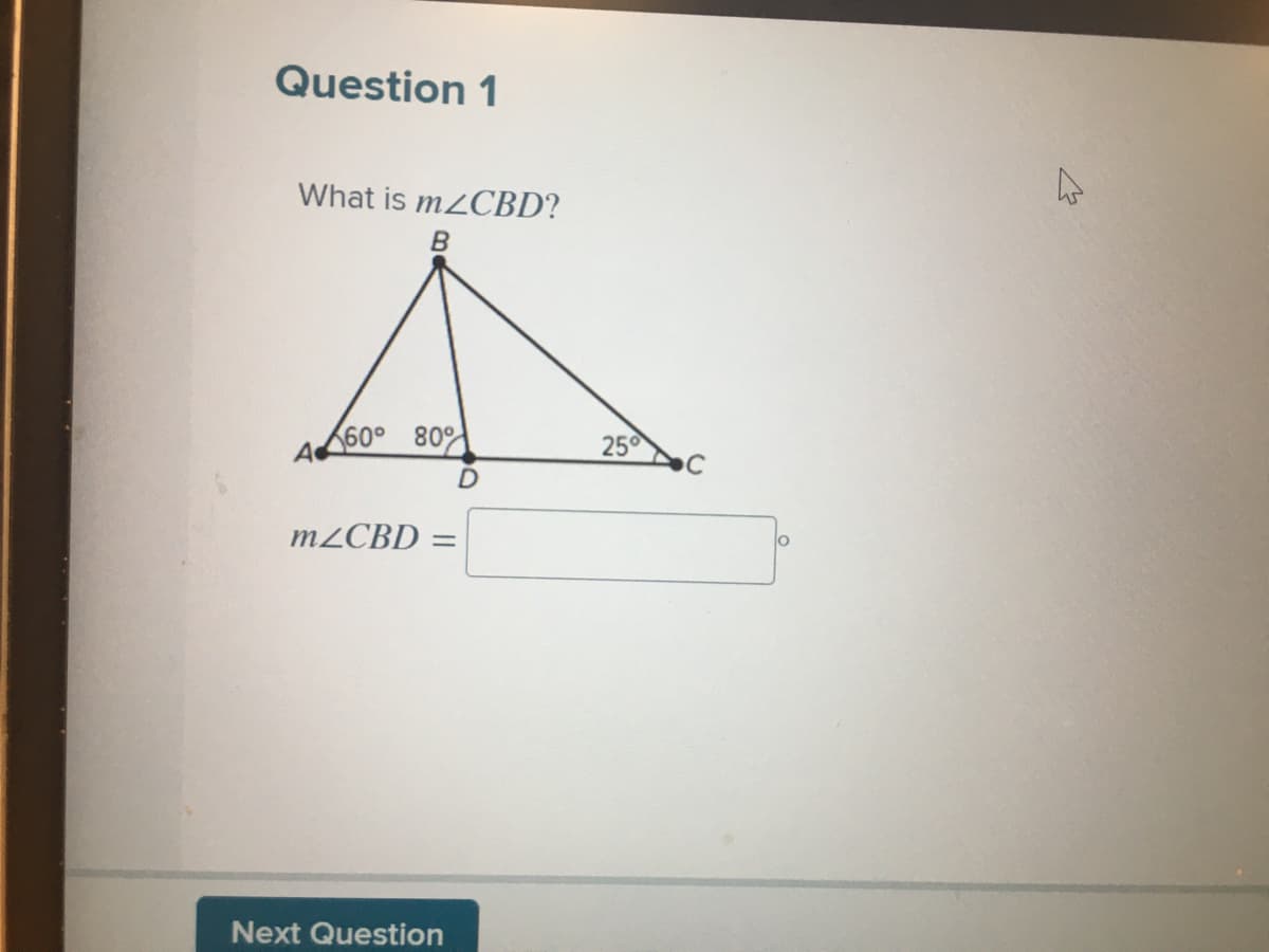 Question 1
What is M2CBD?
60° 80
250
M2CBD
Next Question
