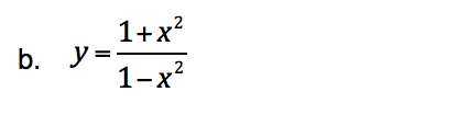 1+x?
y =:
1-x?
b.
2
