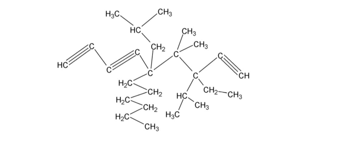 CH3
H3C,
HC
CH3
-CH3
CH2
HC
CH
H2C
`CH2-CH3
HC.
`CH3
CCH2
H2C
CCH2
H3C
H2C
CH3
