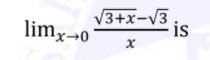 V3+x-V3
is
limx→0'
