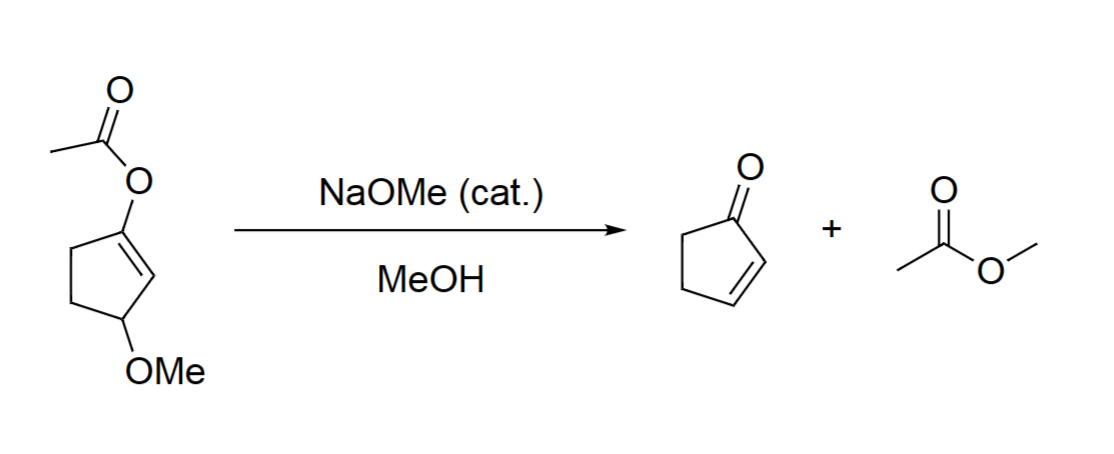 OMe
NaOMe (cat.)
MeOH
+
& &