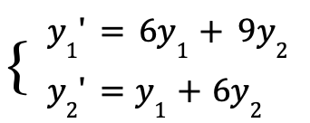 1
y;' = бу1
бу, + 9y.
У;' = У1 + буг