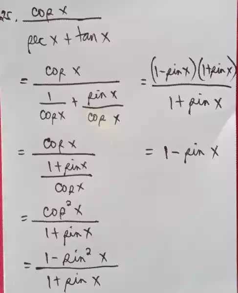 -25, сор
х
рес x+
х
сор х
+ fin x
сорх сор Ж.
tan x
соех
It rinx
CORX
Cop³x
It fin x
1- Rin2 х
It pin x
(1-einx) (1trinx)
It ain x
= 1-pin x