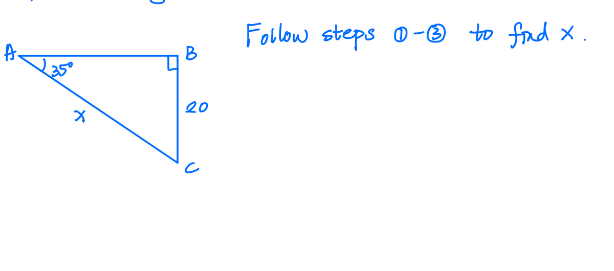 Follow steps o -®
to fad x.
20
