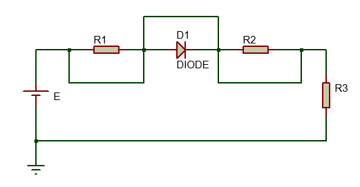 D1
R1
R2
DIODE
R3
E
