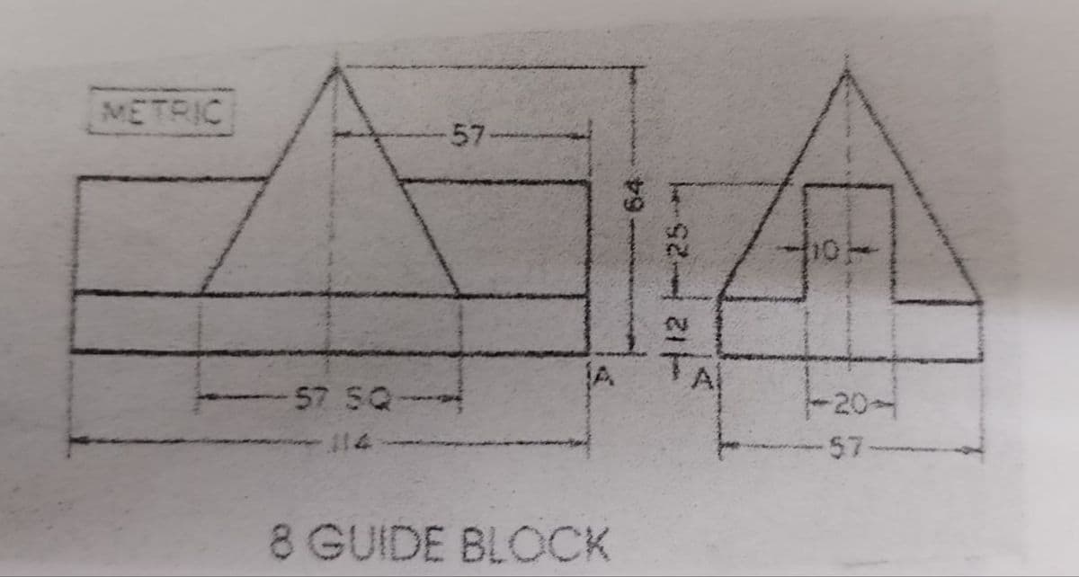 METRIC
-57 SQ-
-57-
59
JA TA
8 GUIDE BLOCK
-20-
-57-