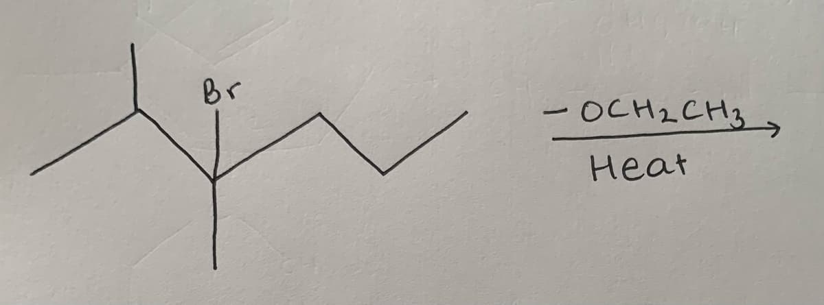 Br
-OCH2CH3
Heat
