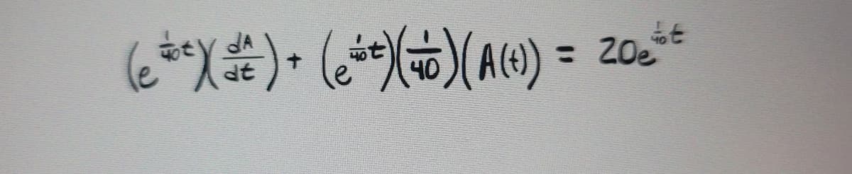 (e = X( ² ) + ( =**) (40) (A(+))
at
= 20e
E