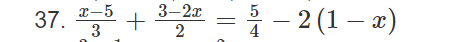 37. 프 +
- 2 (1 – a)
x-5
3-2т
5
2
4
