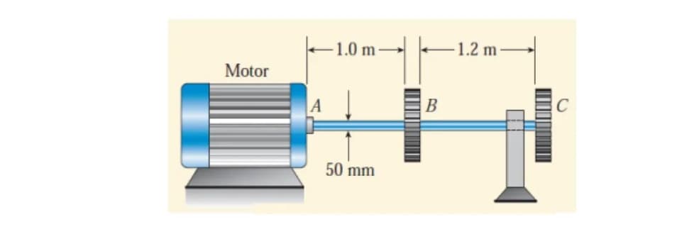 Motor
-1.0 m
50 mm
B
-1.2 m
C