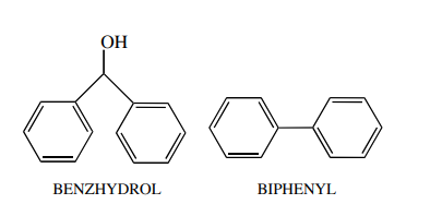 ОН
BENZHYDROL
BIPHENYL
