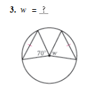 3. w = ?
70 Vw
