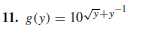 11. 8(y) = 10vF+y¬l
