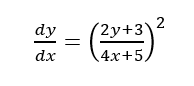 2
dy
(2y+3`
dx
4х+5,
||
