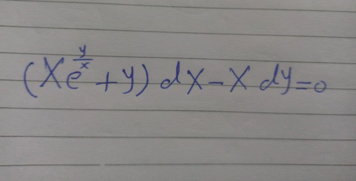 (X²³² + y ) d X-X_dY=o