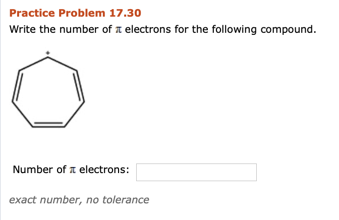 Practice Problem 17.30
Write the number of A electrons for the following compound.
Number of A electrons:
exact number, no tolerance
