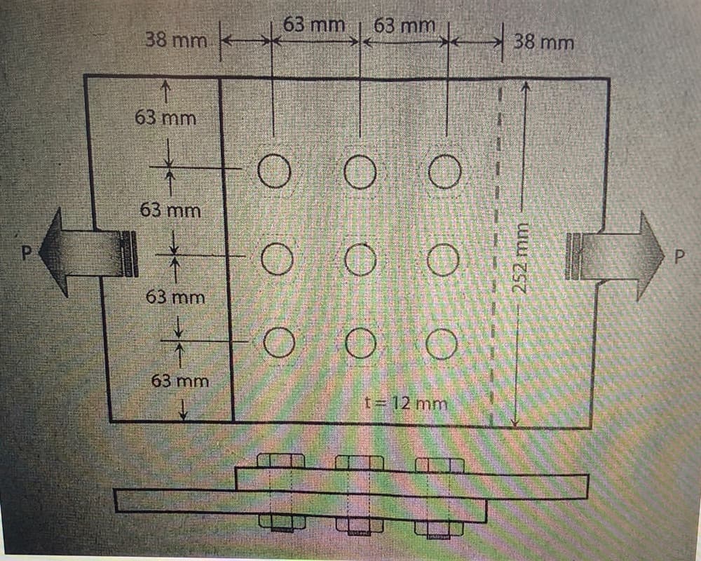 63 mm
63 mm
38 mm
38 mm
63 mm
63 mm
O O
63 mm
63 mm
t= 12 mm
252 mm
