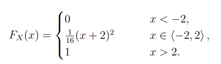 х< -2,
t (r + 2)²
хе (-2, 2),
Fx(x) =
1
х> 2.
