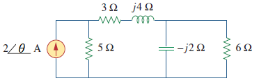 3Ω j4Ω
2/0 A
5Ω
:-j22
6Ω
ww
ww
