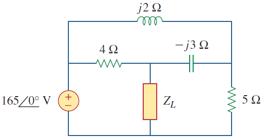 j2 Q
4Ω
-j3 N
165/0° V
5Ω
