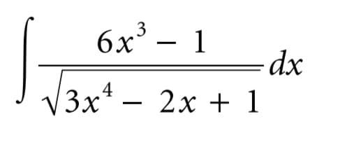 6x3
бх — 1
V3x4
— 2х + 1
