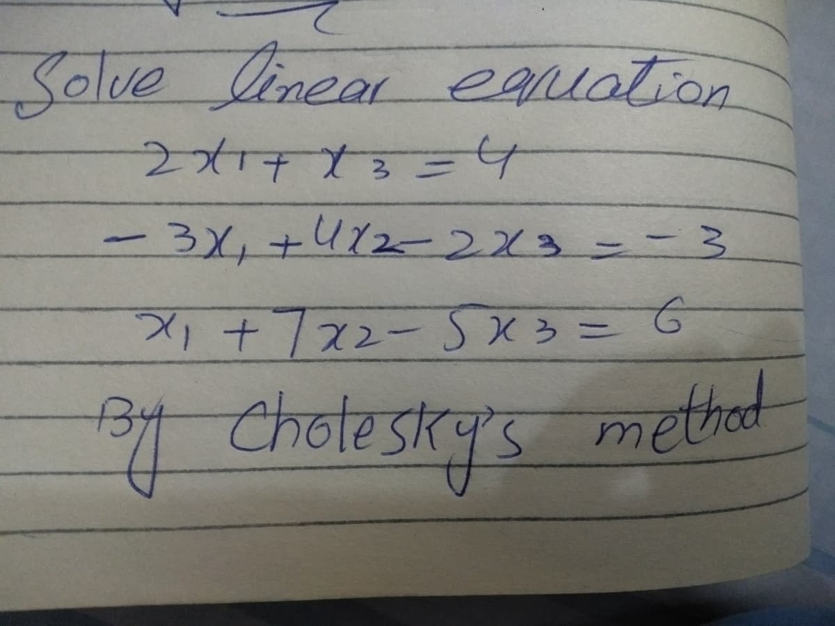 Solve linear eaniation
3.
ー3X,+4/2ー223=-3
9.
3
B4
y Chote stry's
methat
