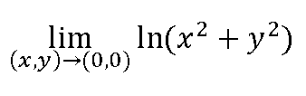 lim In(x? + y²)
(x,y)-(0,0)
