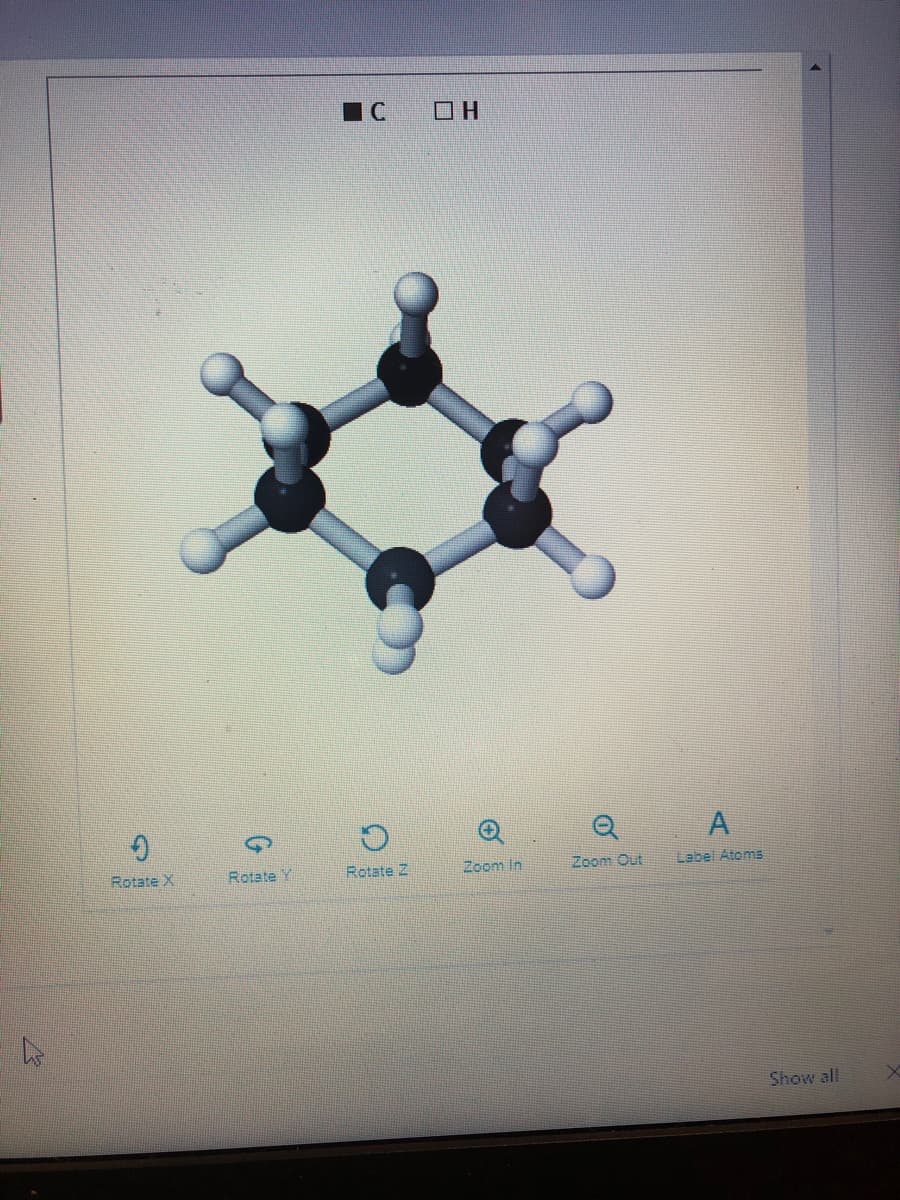 Rotate X
Rotate
Rotate Z
Zoom In
Zoom Out
Label Atoms
Show all
