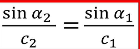 sin α2
C2
sin α1
C1