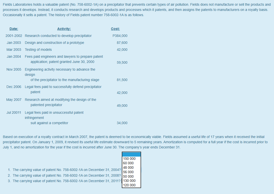 te downward to 5 remaining years. Ar
e 30. The company's year ends Dece
150 000
60 000
