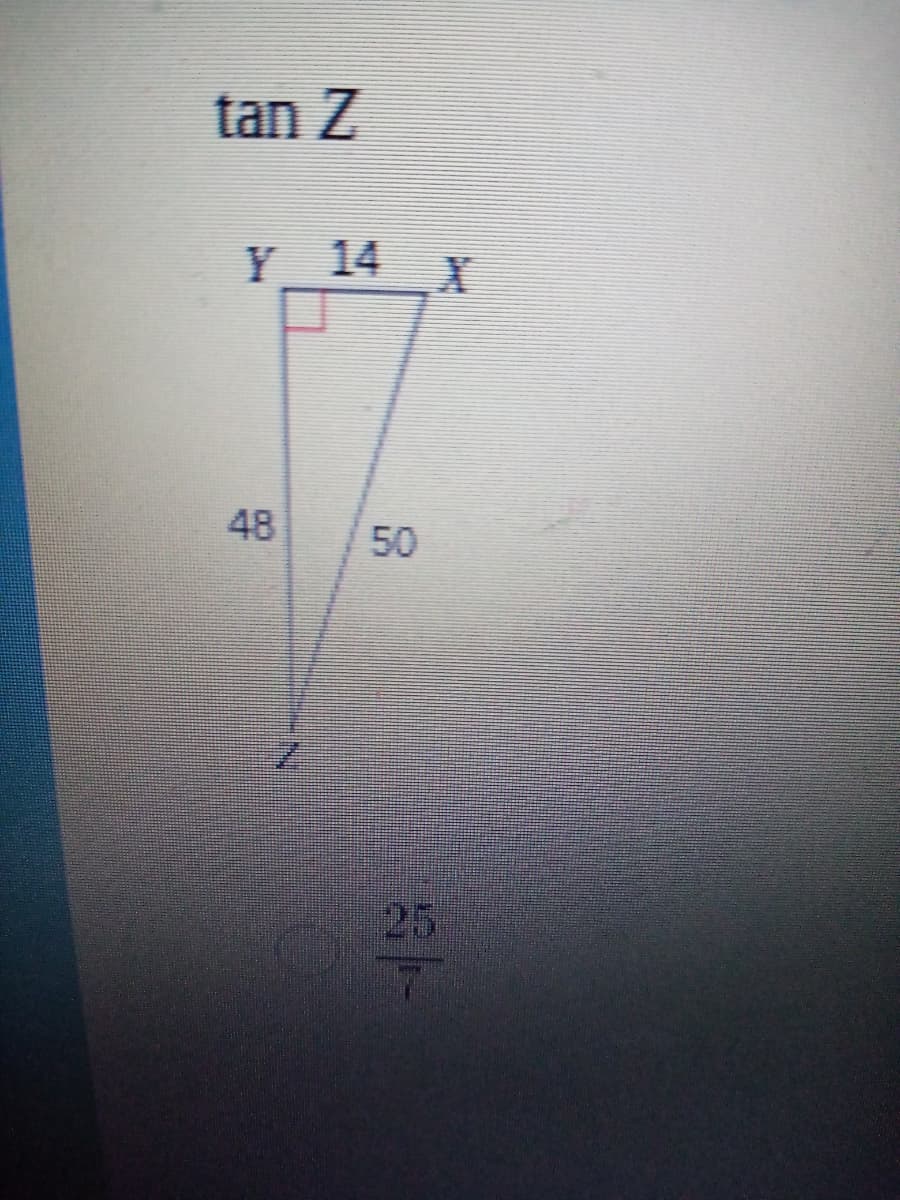 tan Z
Y_14 X
48
50
25
