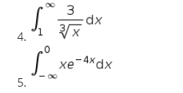 3
4.
хе
xe-4xdx
5.
