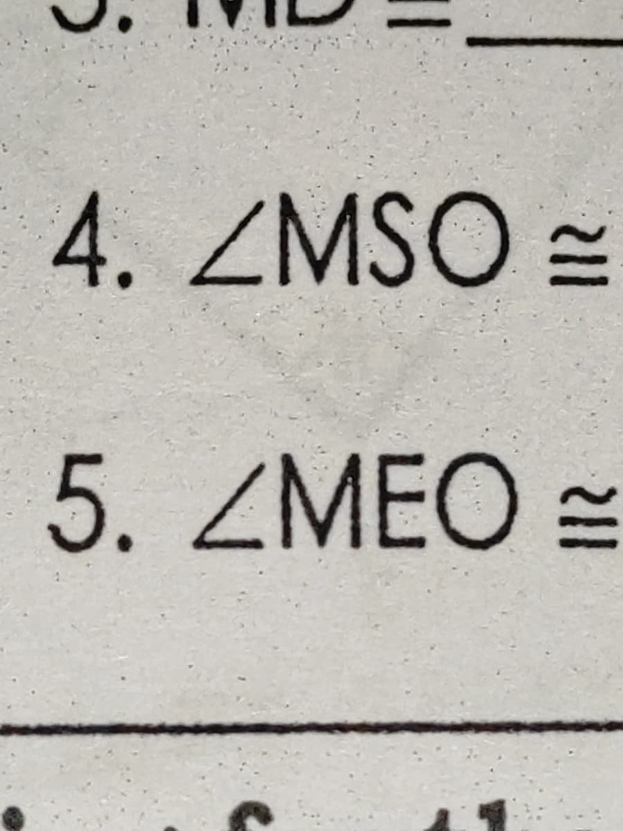 4. ZMSO =
5.ZMEO =
