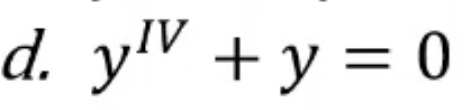 d. yW +y = 0
