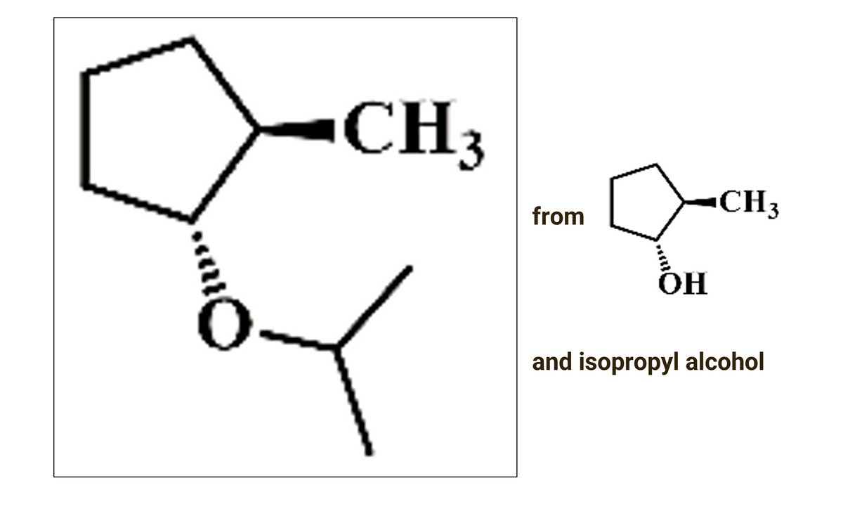 CH3
«CH3
from
OH
and isopropyl alcohol
