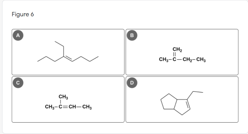 Figure 6
A
B
CH2
CH3-C-CH2- CH3
D
CH3
CH3-C=CH– CH3
