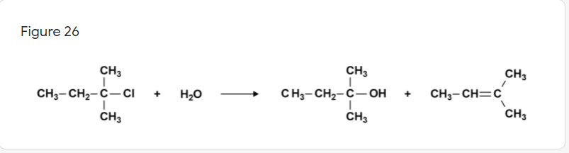 Figure 26
CH3
CH3
CH3
CH3-CH2-C-OH
CH3- CH=C
CH3
CH3- CH2-C-CI
H20
CH3
CH3
+
