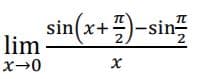 sin(x+)-sir
lim
2.
2.
