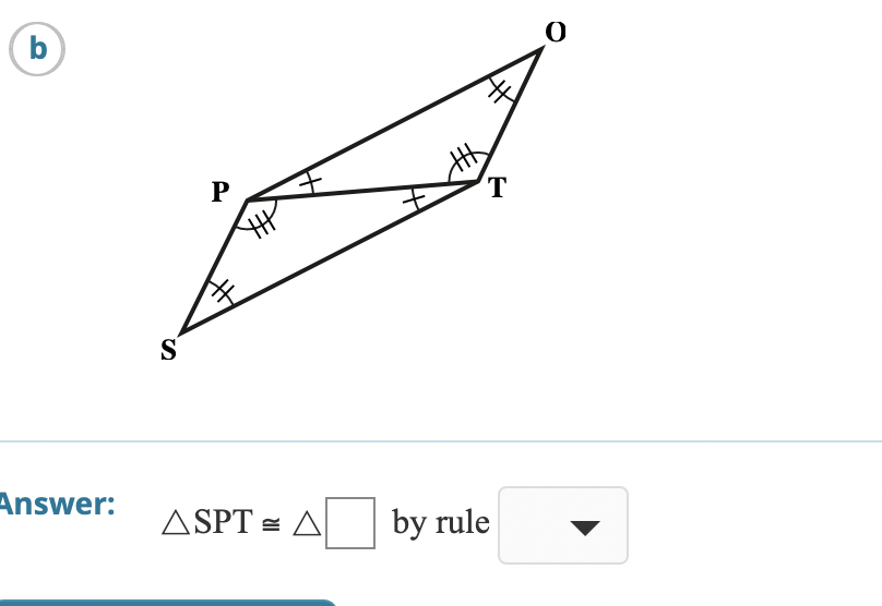 b
P
T
Answer:
ASPT = A
by rule
