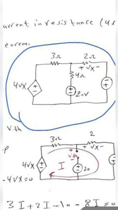 arrent in resis tance (4s
e orem.
ャX
S4ん
O2.v
Vth
エ
3 I+2I-1o - 8T s0
It
2.
