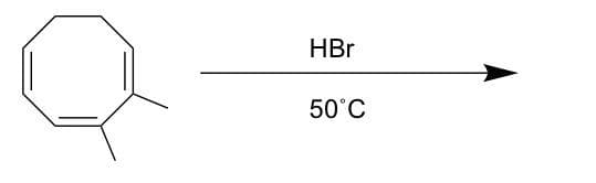 HBr
50°C